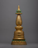 Handcrafted Spiritual Stupa