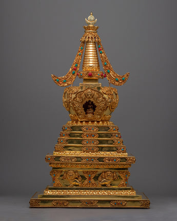 Buddhist Sacred Temple Stupa