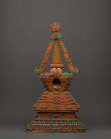 copper-buddhist-chorten-with-turquoise-and-coral