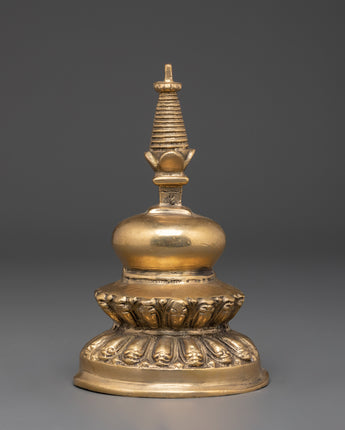 Handcrafted Himalayan Buddhist Stupa