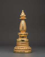 gold Plated-stupa-for-spiritual-space