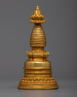 Buddhist Copper Kadampa Stupa
