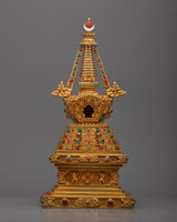 Luxurious Handmade Stupa