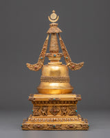 Sacred Buddhist Stupa Monument