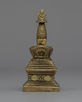 Buddhist Brass Stupa
