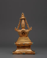 Tibetan Stupa Altar Statue