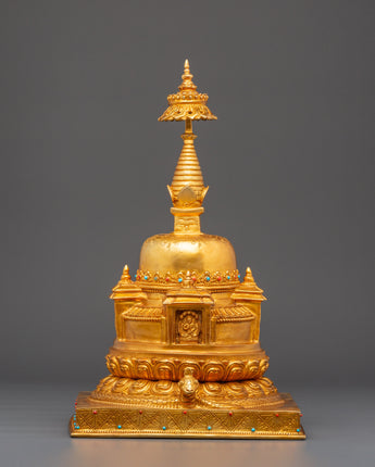 Golden Stupa for Ritual Ceremonies