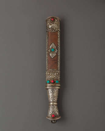 tibetan-sword-with-white-metal
