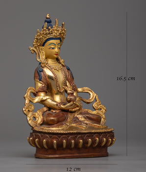 Amitabha Buddha of Pure Land Statue | Enhanced with 24K Gold Plating for Divine Radiance