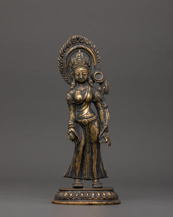 Tibetan Green Tara Sculpture