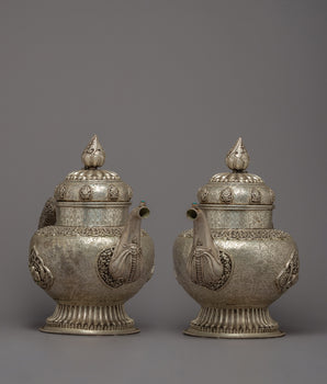 Copper Tea Pot Set