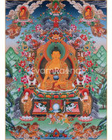 Thangka Painting Of Shakyamuni Buddha