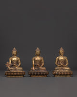 Tibetan Three Buddha set