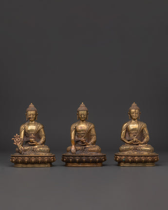Tibetan Three Buddha set