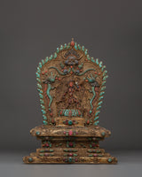Vajrayogini Engraved Tibetan Throne