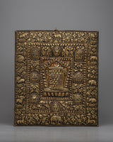 Kalachakra Brass Wall Hanging