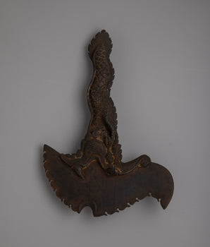 Iron Oxidized Kartika Knife | Tibetan Buddhist Ceremonial Knife