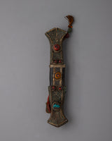 Tibetan Buddhist Design Knife | Ancient Design with Cultural Symbolism