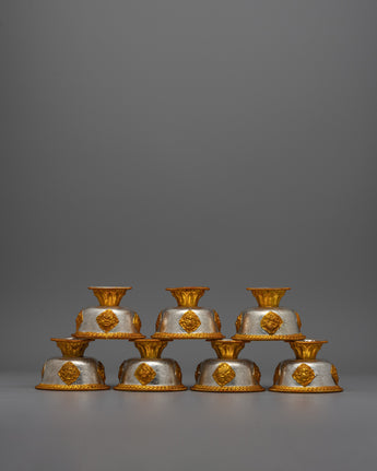 Tibetan Offering Bowl Set 