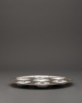 Handcrafted Silver Tika Thali