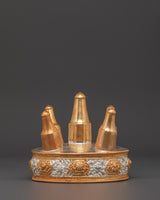 Tibetan Ritual Torma with Five Spires