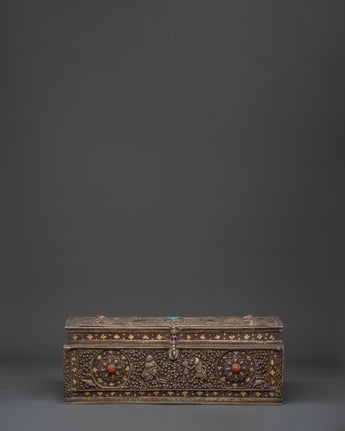 Pure Silver Treasure Box for Home Decor