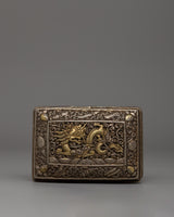 Bhutanese Style Silver Paan Box
