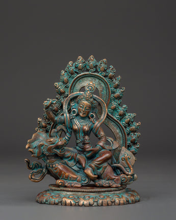 Tseringma copper statue
