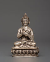 Handcrafted Tibetan Dharma Chakra Mudra Vairocana Buddha