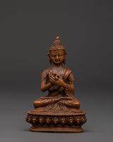 Oxidized Copper Vairocana Statue