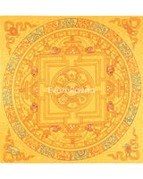 Vajra With 8 Auspicious Mandala Art