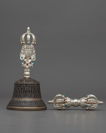 Sacred Copper Vajra and Bell Set