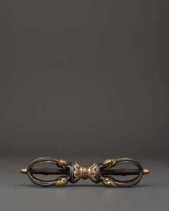 Silver Inlaid Tibetan Vajra