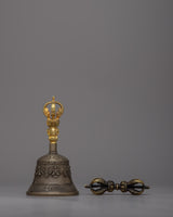 Buddhist Bell and Vajra Set
