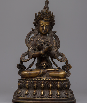 Vintage Adi Buddha Vajradhara Statue