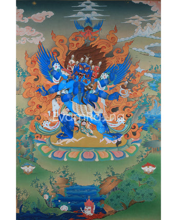 Vajrakilaya Thangka, Tibetan Thangka Painting