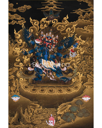 Vajrakilaya Gold Thangka