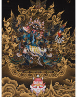 Vajrakilaya with Consort Painting
