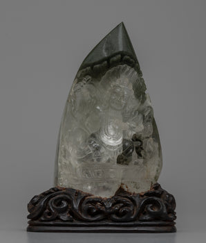 Crystal Vajrapani Statue