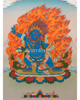 Original Vajrapani Thangka Painting