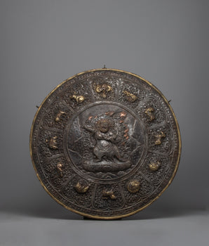 Large Metal Wall Hanging of Vajrapani