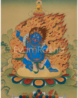 Fierce Protector Vajrapani Thangka