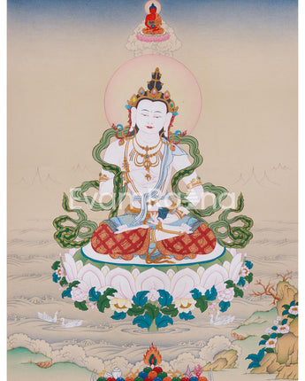Vajrasattva with Amitabha Buddha