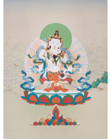 Vajrasattva with Consort Thangka