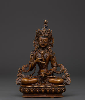 14.5cm Oxidized Copper Vajrasattva Statue