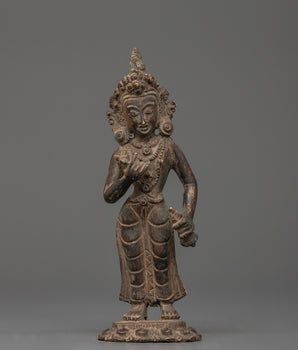 Vajrasattva Statue in Antique Copper Finish