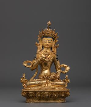 Vajrasattva Gold Plated Statue | Copper Body for Purification