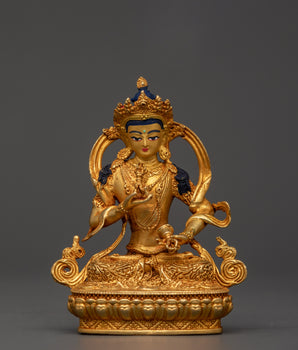 Divine Vajrasattva Statue with Vajra