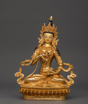 Gold-Plated Vajrasattva Statue