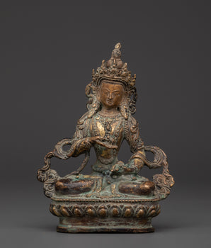 Handcrafted Copper Vajrasattva Statue
